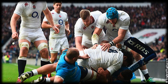 England Italy RBS 6 Nations 2015 Billy Vunipola try